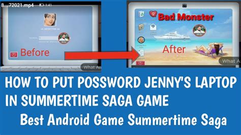 Summertime Saga Jenny Laptop Password 